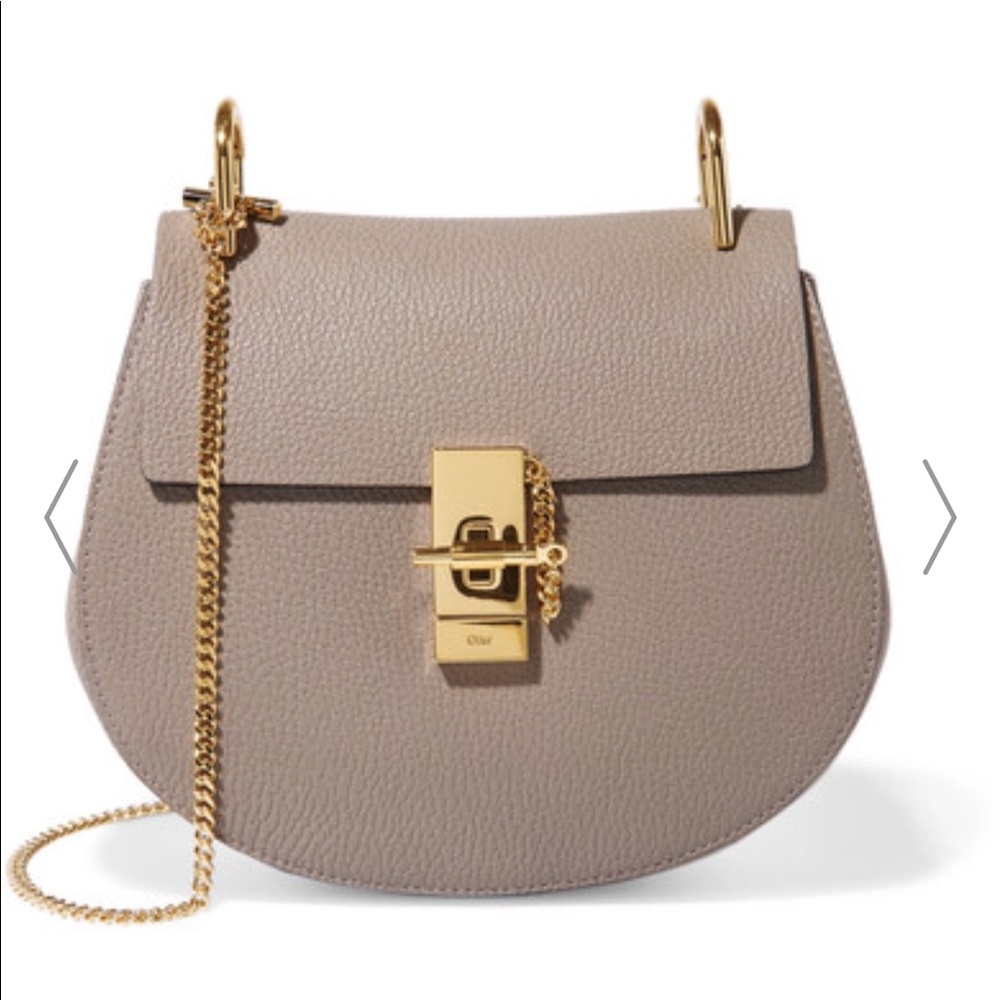 Chloe small textured leather shoulder bag